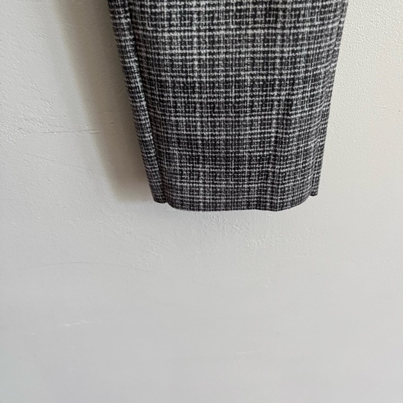 Zara CHECK FAUX SUEDE LEGGINGS - Picture 4 of 8